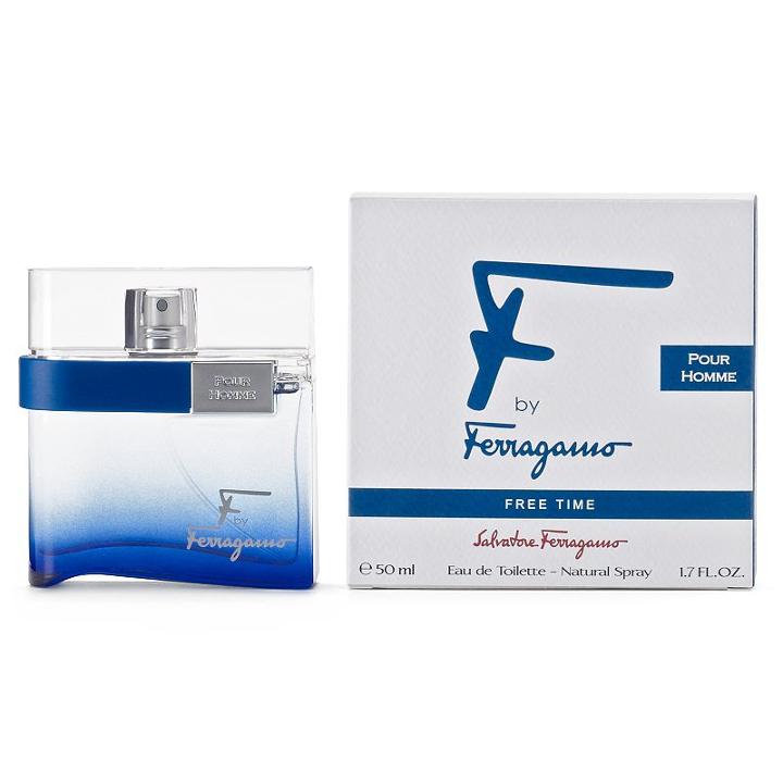Salvatore Ferragamo F Free Time Men's Cologne, Multicolor
