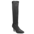 2 Lips Too Pina Women's Stretch Over-the-knee Boots, Size: 5.5 Med, Black