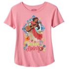 Disney's Elena Of Avalor Girls Plus Size Brave Spirit Graphic Tee, Girl's, Size: Xxl Plus, Pink