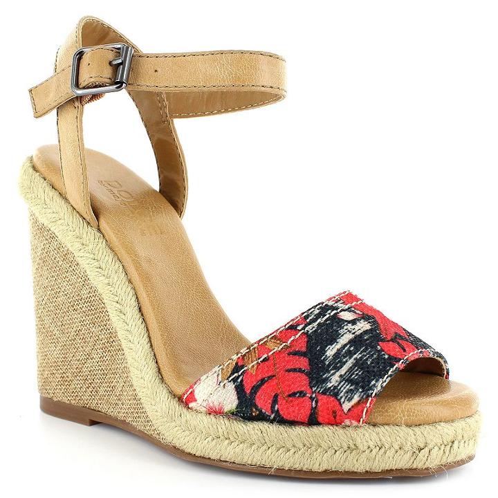 Dolce By Mojo Moxy Posey Women's Wedge Sandals, Girl's, Size: Medium (9), Black
