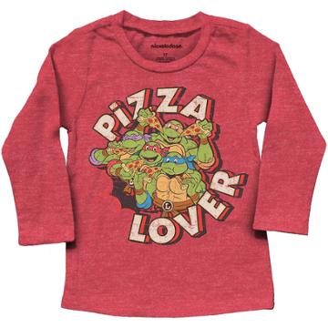 Toddler Boy Jumping Beans&reg; Tmnt Pizza Lover Graphic Tee, Size: 4t, Med Red