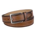 Men's Croft & Barrow&reg; Cut-edge Belt, Size: 36, Dark Beige