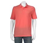 Men's Croft & Barrow&reg; Performance Pocket Pique Polo, Size: Large, Lt Orange