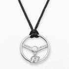 Insignia Collection Nascar Denny Hamlin Sterling Silver 11 Steering Wheel Pendant, Adult Unisex, Size: 20, Grey