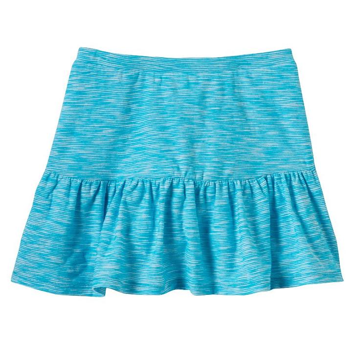 Girls 4-10 Jumping Beans&reg; A-line Ruffle Skort, Girl's, Size: 8, Turquoise/blue (turq/aqua)