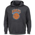Majestic New York Knicks Post Up Hoodie - Men, Size: Medium, Grey