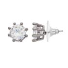 Simply Vera Vera Wang Cubic Zirconia Stud Earrings, Women's, Black