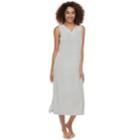 Women's Sonoma Goods For Life&trade; French Terry Lounge Dress, Size: Medium, Light Grey