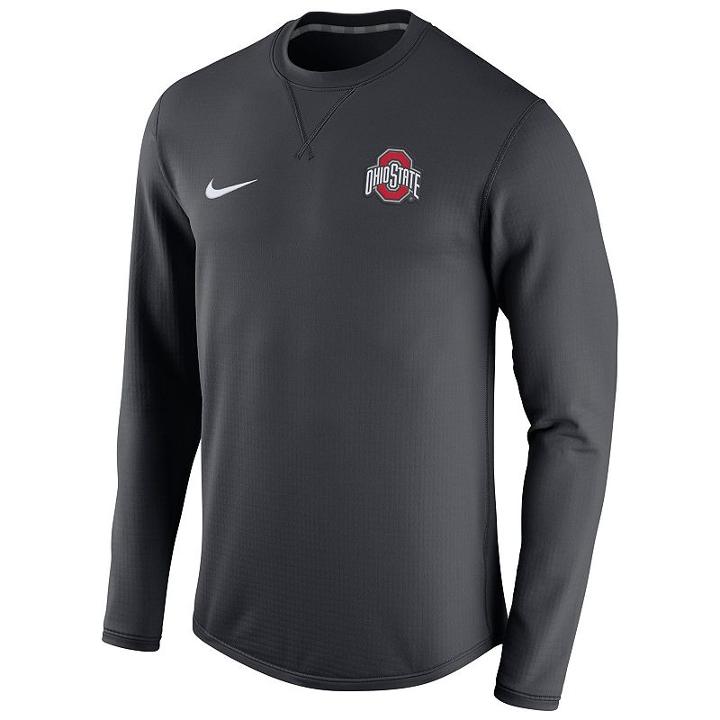Men's Nike Ohio State Buckeyes Modern Waffle Fleece Sweatshirt, Size: Large, Ovrfl Oth