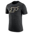 Men's Nike Purdue Boilermakers Marled Tee, Size: Small, Black