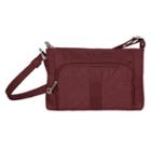 Travelon Anti-theft Signature East West Slim Bag, Adult Unisex, Red