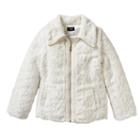 Girls 7-16 Iz Amy Byer Wide Collar Faux-fur Jacket, Girl's, Size: Small, White Oth