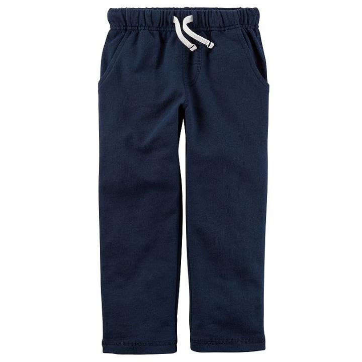 Boys 4-8 Carter's French Terry Pants, Size: 8, Blue
