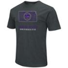 Men's Kansas State Wildcats State Tee, Size: Medium, Drk Purple