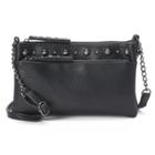 Mudd&reg; Studded Double Entry Crossbody Bag, Women's, Black