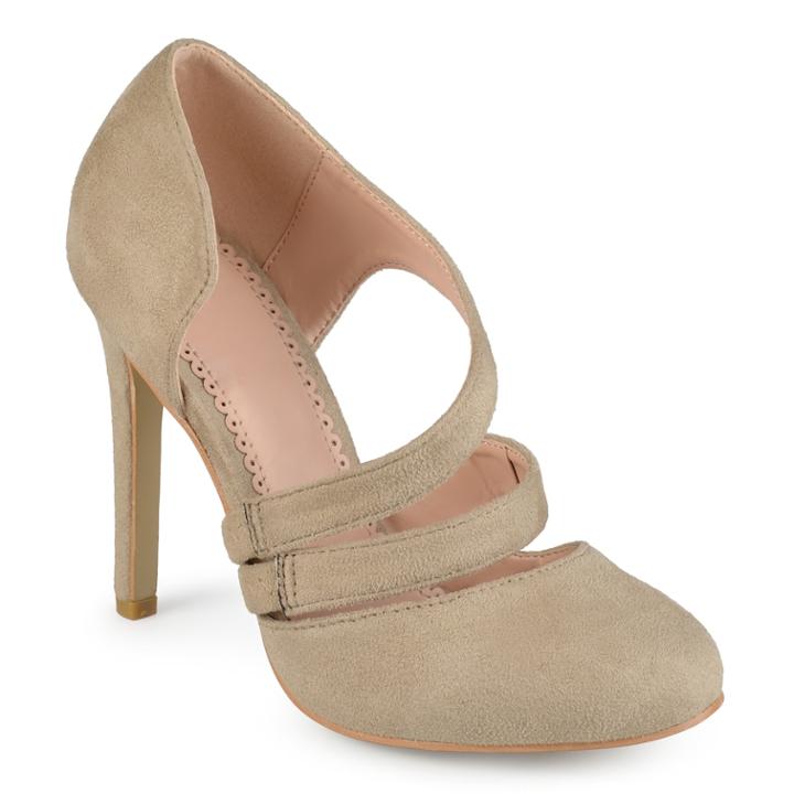 Journee Collection Zeera Women's High Heels, Size: Medium (9), Med Beige