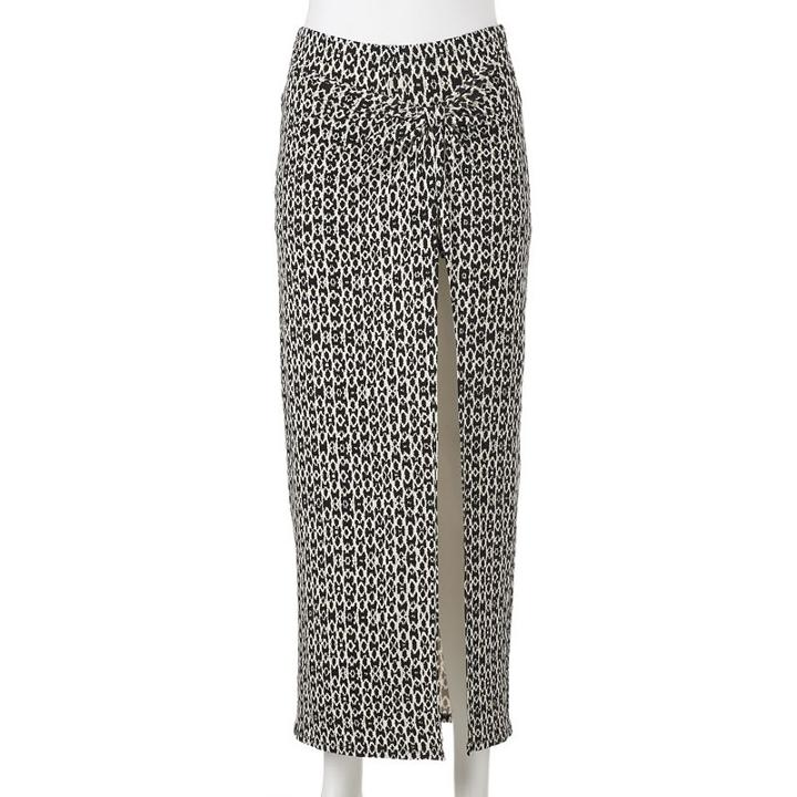 Juniors' Joe B Knot Front Maxi Skirt, Girl's, Size: Large, Oxford