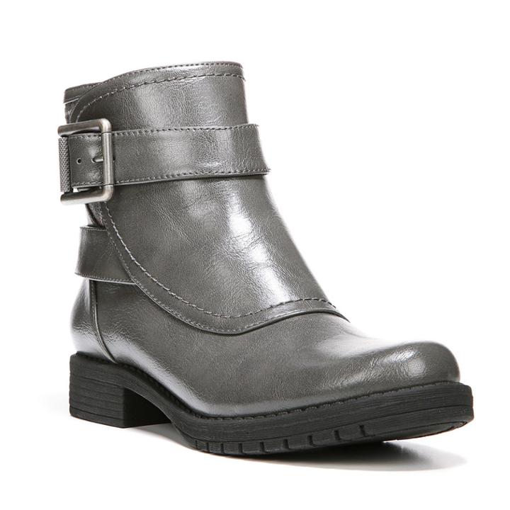 Lifestride Marvel Women's Buckle Ankle Boots, Size: 7.5 Wide, Other Clrs