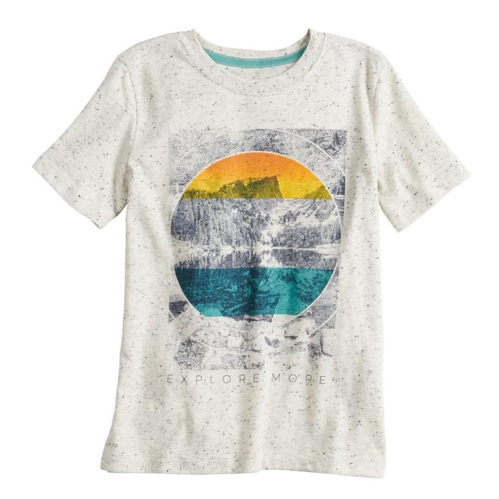 Boys 4-12 Sonoma Goods For Life&trade; Mountains Graphic Tee, Size: 6, White