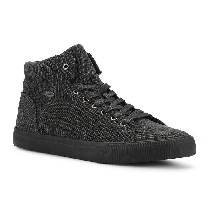 Lugz King Men's High Top Sneakers, Size: Medium (12), Black