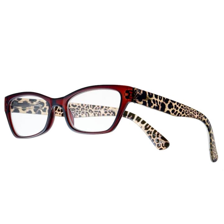 Women's Modera By Foster Grant Marcia Leopard Cat-eye Reading Glasses, Multicolor