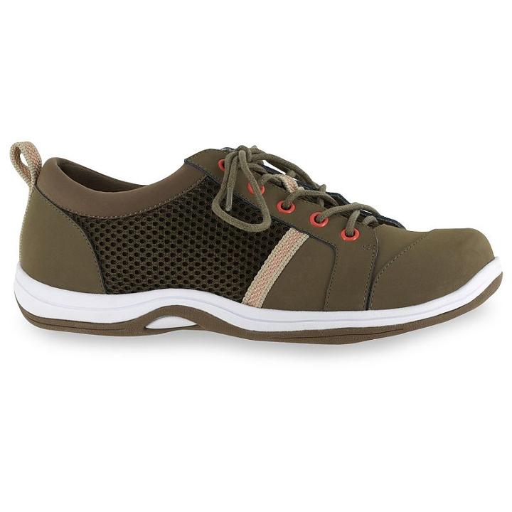 Easy Street Sport Buffy Women's Comfort Sneakers, Size: Medium (8.5), Med Beige