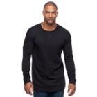 Big & Tall Sonoma Goods For Life&trade; Slim-fit Thermal Performance Crewneck Tee, Men's, Size: Xxl Tall, Black