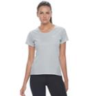 Women's Nike Dry Miler Flash Running Top, Size: Large, Grey (charcoal)