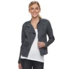 Women's Sonoma Goods For Life&trade; Military Jacket, Size: Large, Dark Grey