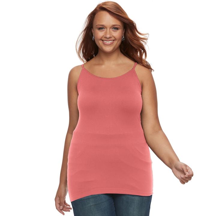 Plus Size Apt. 9&reg; Essential Seamless Camisole, Women's, Size: 3xl, Med Pink