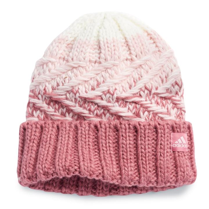 Women's Adidas Canyon Fold Beanie, Light Pink