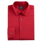 Men's Apt. 9&reg; Premier Flex Extra-slim Fit Flex Collar Dress Shirt, Size: 15.5-32/33, Red