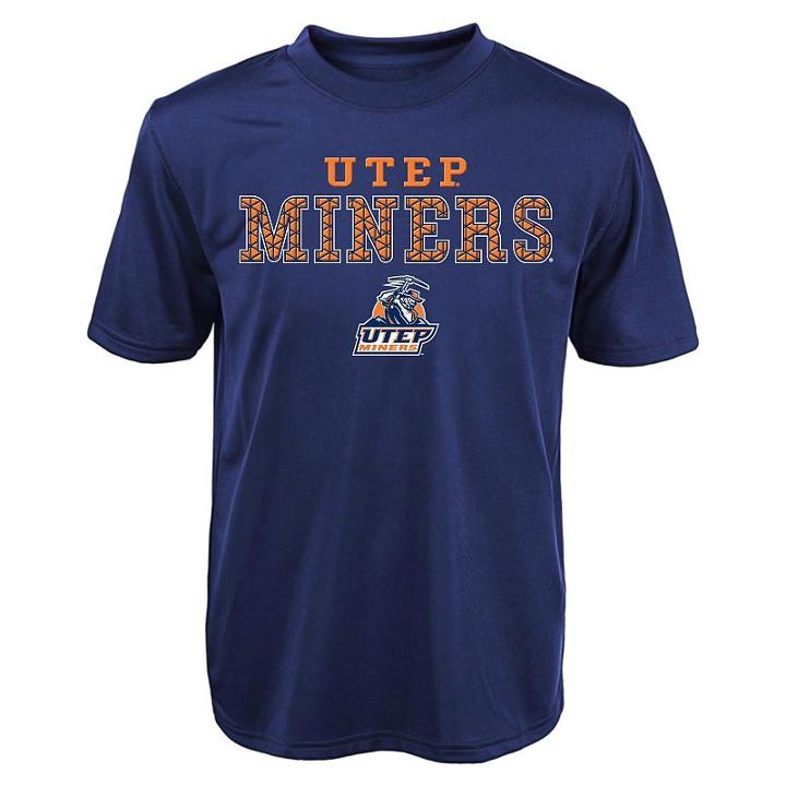 Boys 8-20 Utep Miners Fulcrum Performance Tee, Boy's, Size: M(10-12), Purple