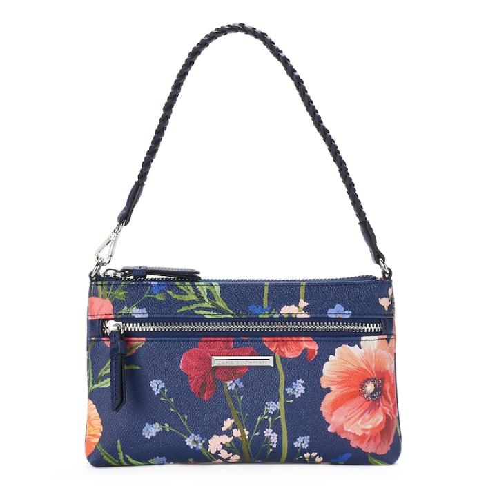 Dana Buchman Linda Wristlet, Women's, Blue (navy)