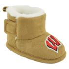 Baby Wisconsin Badgers Booties, Infant Unisex, Size: 3-6 Months, Brown