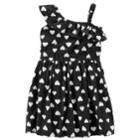 Girls 4-8 Carter's Heart Print Asymmetrical Dress, Size: 6-6x