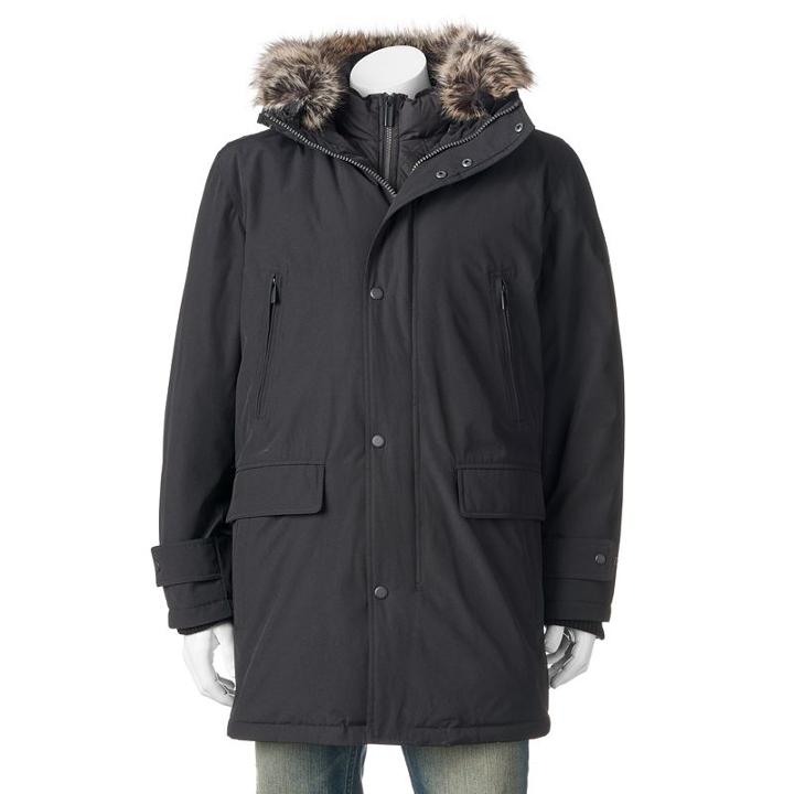 Men's Towne Snorkel Parka, Size: Large, Black
