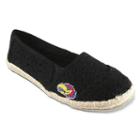 Women's Campus Cruzerz Kansas Jayhawks Napili Slip-on Shoes, Size: 8, Black