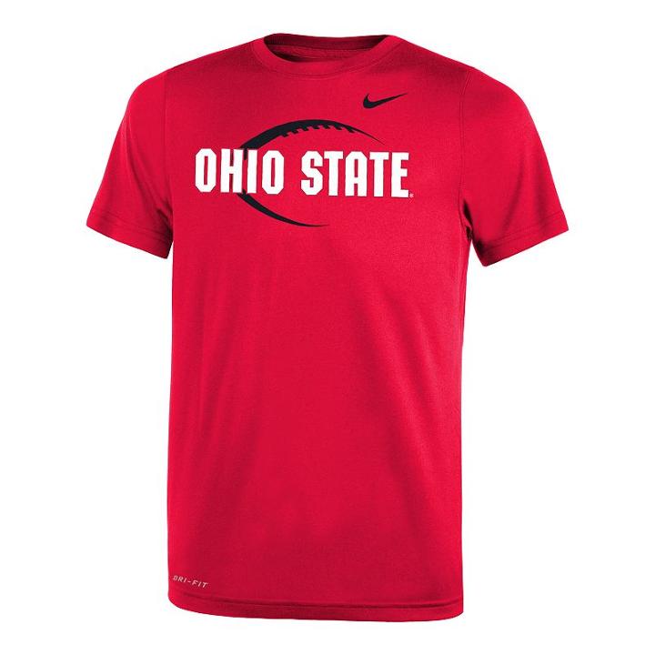 Boys 8-20 Nike Ohio State Buckeyes Legend Icon Tee, Size: Xl 18-20, Red