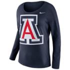 Women's Nike Arizona Wildcats Tailgate Long-sleeve Top, Size: Xl, Blue (navy)