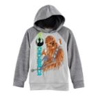 Boys 4-7x Star Wars A Collection For Kohl's Star Wars Episode Viii: The Last Jedi Chewbacca Hoodie, Size: 5, Grey