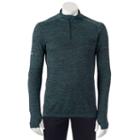 Men's Fila Sport&reg; Quarter-zip Running Pullover, Size: Xxl, Turquoise/blue (turq/aqua)