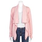 Juniors' Grayson Threads Draped Cardigan, Teens, Size: Large, Dark Pink