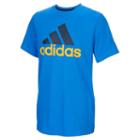 Boys 8-20 Adidas Climalite Logo Tee, Boy's, Size: Medium, Med Blue