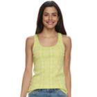 Women's Sonoma Goods For Life&trade; Essential Ribbed Tank, Size: Large, Green