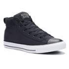 Men's Converse Chuck Taylor All Star Street Mid Squares Shoes, Size: 12, Black