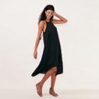 Women's Lc Lauren Conrad Halter Slip Dress, Size: Medium, Black