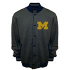 Men's Franchise Club Michigan Wolverines Classic Fleece Jacket, Size: Xl, Grey