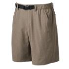 Croft & Barrow, Men's &reg; Outdoor Belted Stretch Shorts, Size: 36, Med Brown