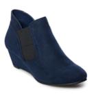 Croft & Barrow Serf Women's Ortholite Wedge Ankle Boots, Size: Medium (7.5), Blue